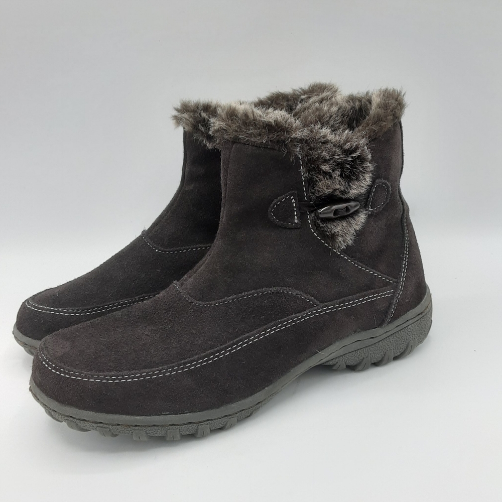 Kombu Gracie Brown Suede Ankle Bootie